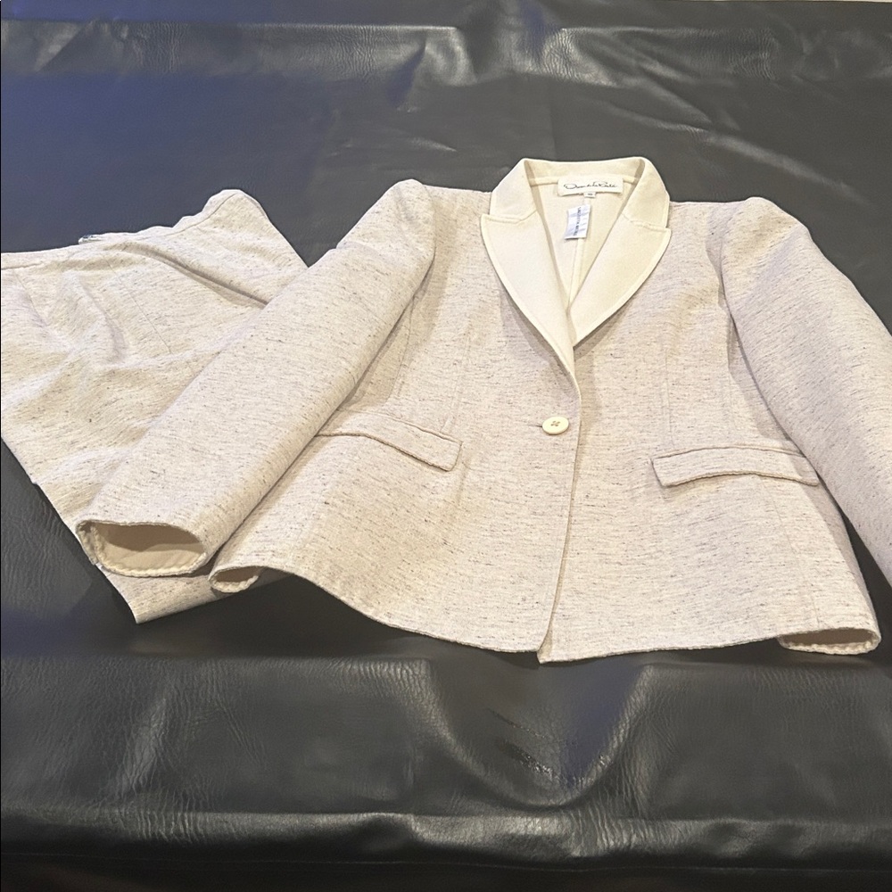 Oscar de la Renta Cream Blazer